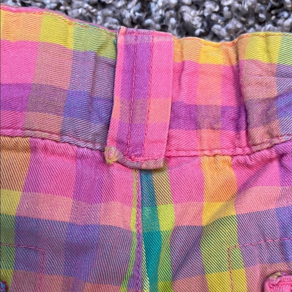 Cherokee Multicolor Plaid Kids Shorts - Picture 8 of 8
